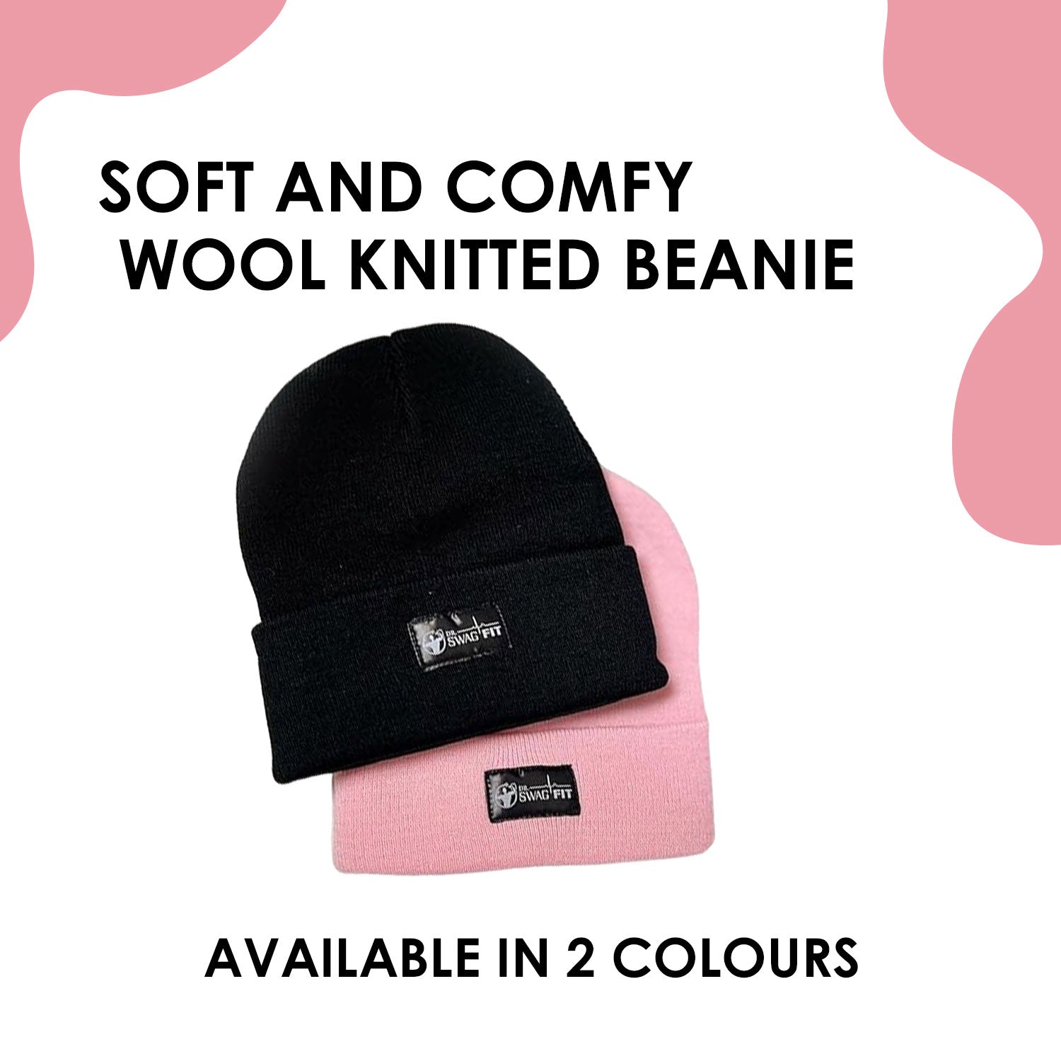 Dr. SwagFit Beanie for Women and Men, Classic Stretchy Fleece Winter Skull Cap, Soft and Comfy Knitted Beanie